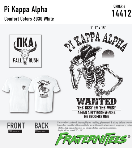 Pi Kappa Alpha - Skeleton Cowboy