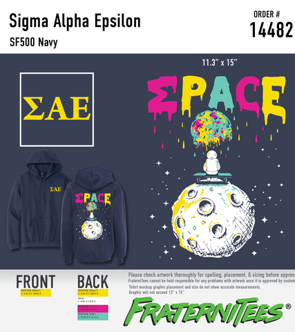 Sigma Alpha Epsilon - Space Hoodie