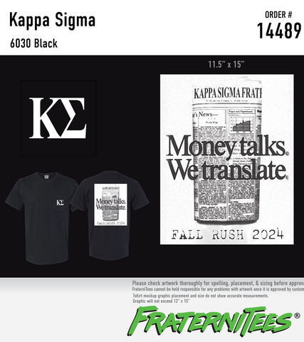 Kappa Sigma - Wall Street