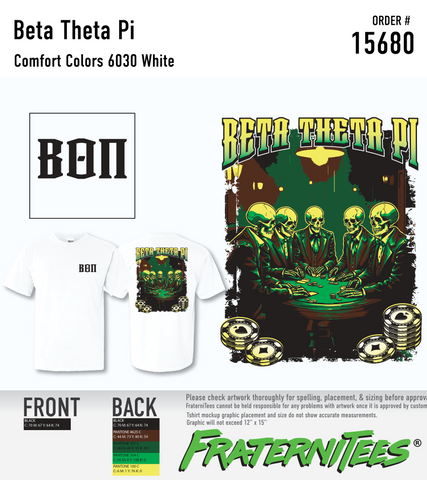 Beta Theta Pi - Skeletons Playing Poker