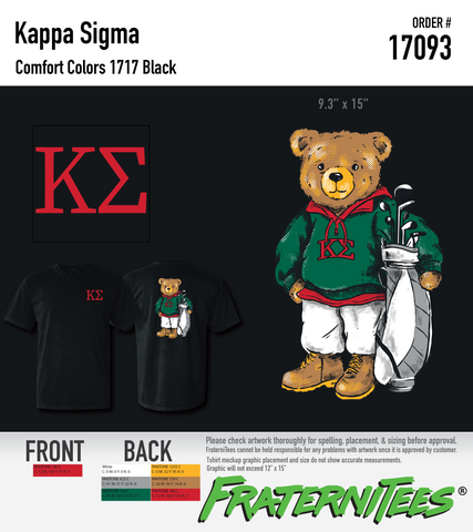 Kappa Sigma - Golfer Bear