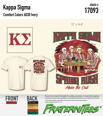 Kappa Sigma - Skeletons Playing Cards