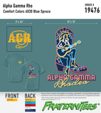Alpha Gamma Rho - Neon Sign
