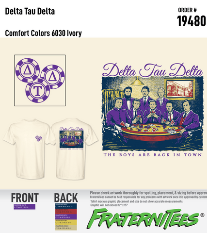 Delta Tau Delta - The Boys Are Back In Town