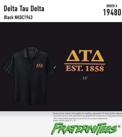 Delta Tau Delta - Nike Polo