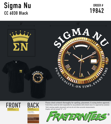 Sigma Nu - Punctuality