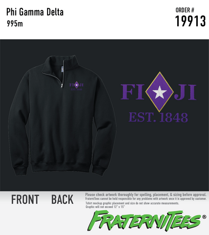 FIJI - Quarter Zip Sweatshirt