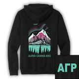 Alpha Gamma Rho - Northern Lights Hoodie