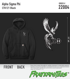 Alpha Sigma Phi - Carhartt Crest Hoodie
