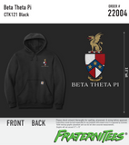 Beta Theta Pi - Carhartt Crest Hoodie