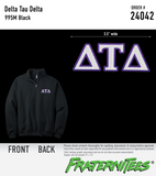 Delta Tau Delta - Quarter Zip Letters