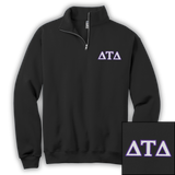 Delta Tau Delta - Quarter Zip Letters