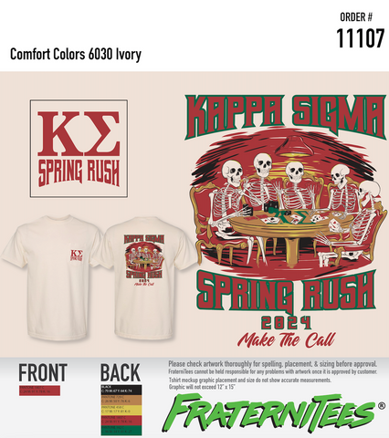 Kappa Sigma - Skeletons Playing Cards