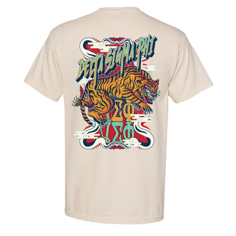 ΔΣΦ Traditional Tiger Pocket Tee
